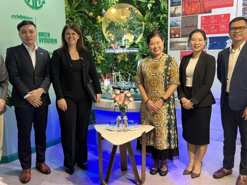 Consulate General UK Visits The Green Solutions Green Hydrogen Ecosystem Exhibition Room