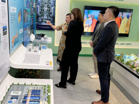 Consulate General UK Visits The Green Solutions Green Hydrogen Ecosystem Exhibition Room