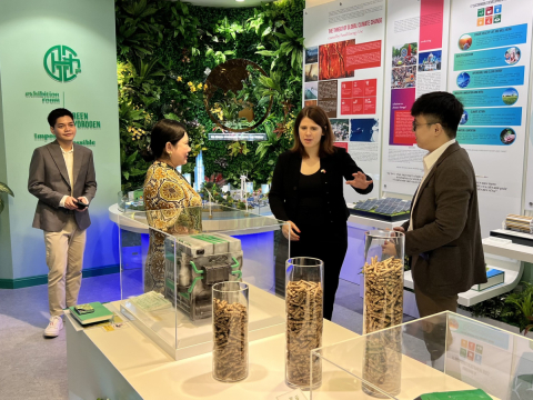 Consulate General UK Visits The Green Solutions Green Hydrogen Ecosystem Exhibition Room