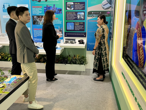 Consulate General UK Visits The Green Solutions Green Hydrogen Ecosystem Exhibition Room