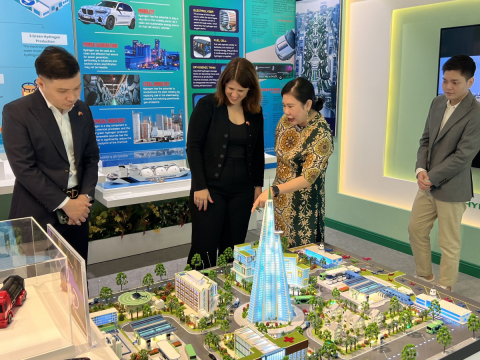 Consulate General UK Visits The Green Solutions Green Hydrogen Ecosystem Exhibition Room