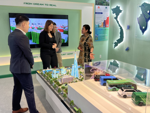Consulate General UK Visits The Green Solutions Green Hydrogen Ecosystem Exhibition Room