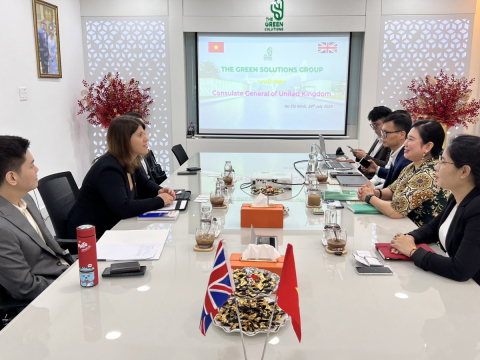 Consulate General UK Visits The Green Solutions Green Hydrogen Ecosystem Exhibition Room